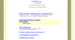 Desktop Screenshot of fyi2000.com