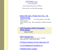 Tablet Screenshot of fyi2000.com